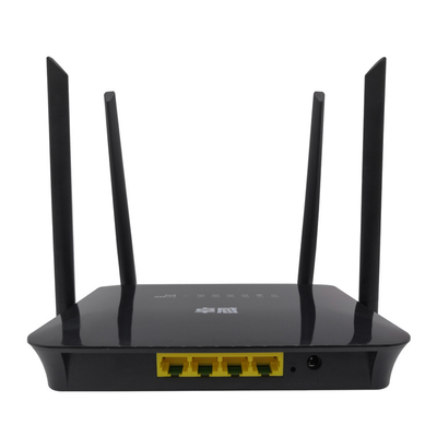 Porto duplo 100M Desktop do router do router 5.8G da frequência AC1200 300 Mbps Wifi